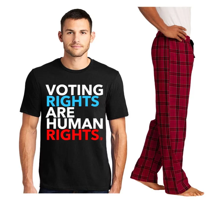 Voting Rights Are Human Rights (Red, White, Blue) Pajama Set