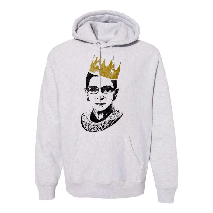 Vintage RBG Art Premium Hoodie