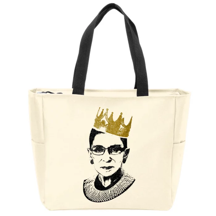 Vintage RBG Art Zip Tote Bag