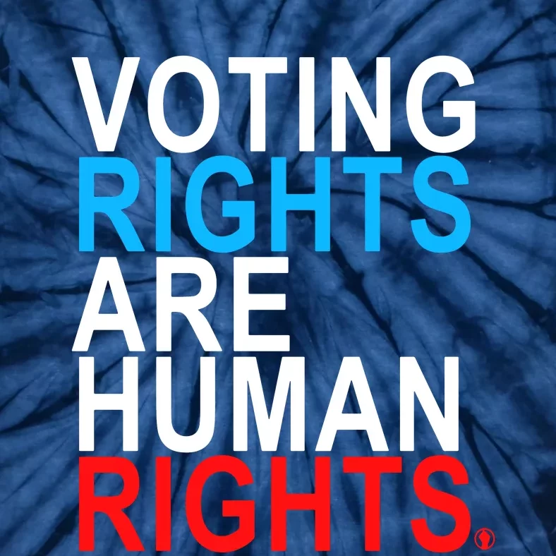 Voting Rights Are Human Rights (Red, White, Blue) Premium Tie-Dye T-Shirt