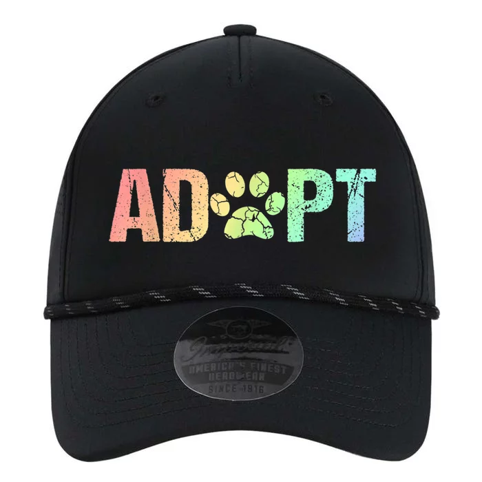 Vintage Rainbow Adopt A Dog Rescue Foster Adoption Month Performance The Dyno Cap