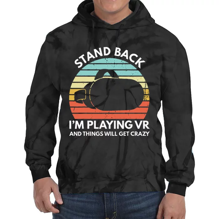 Virtual Reality Athlete Funny Vr Gamer Saying Tie Dye Hoodie