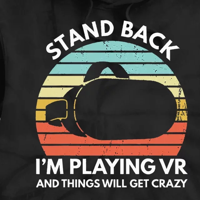 Virtual Reality Athlete Funny Vr Gamer Saying Tie Dye Hoodie