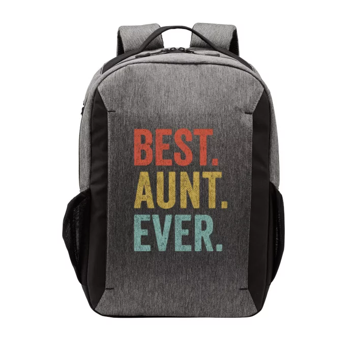 Vintage Retro Aunt Present Idea Best Aunt Ever Funny Gift Vector Backpack