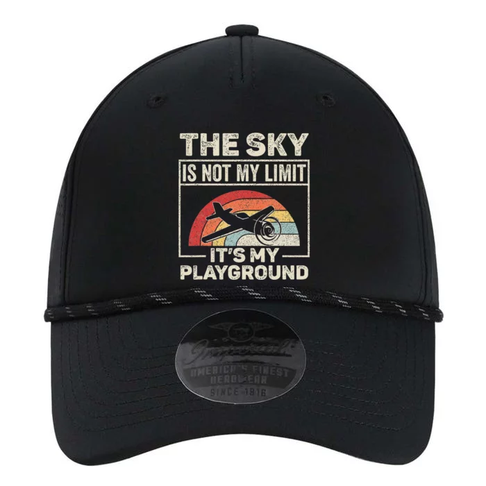 Vintage Retro Airplane Aviation Pilot Aircraft Aeroplane Performance The Dyno Cap