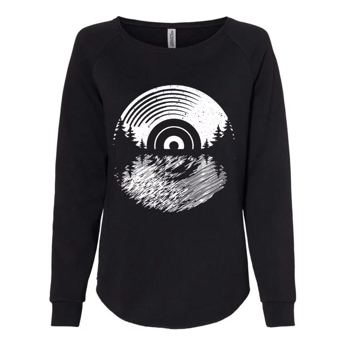 Vinyl Record Album Classic Music Player Lover Audiophile Womens California Wash Sweatshirt