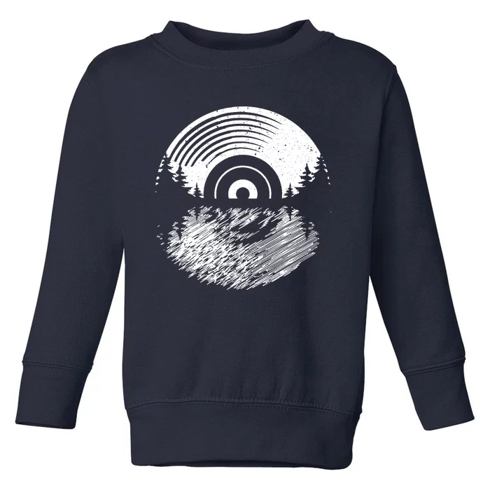 Vinyl Record Album Classic Music Player Lover Audiophile Toddler Sweatshirt