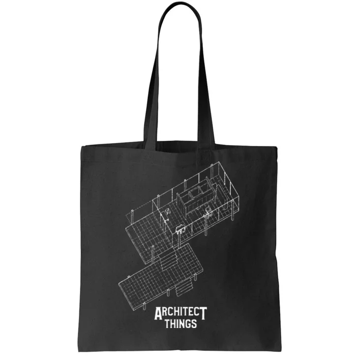 Vintage Retro Architect Architecture Gift Tote Bag