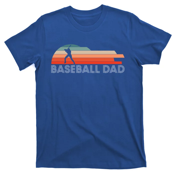 Vintage Retro Baseball Dad Gift T-Shirt