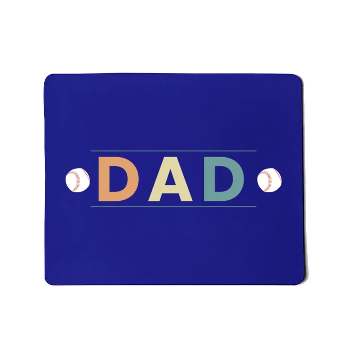 Vintage Retro Baseball Dad Gift Mousepad