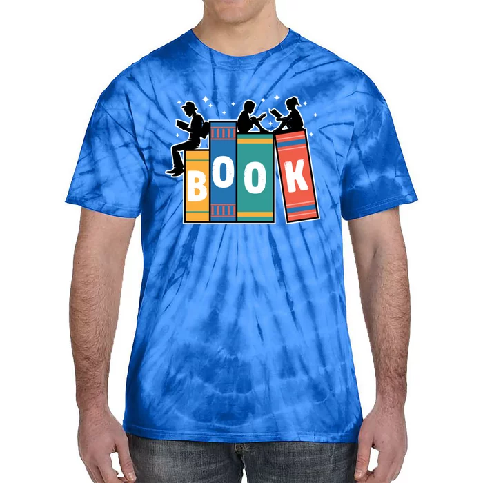 Vintage Retro Book Bookaholic Bookworm Librarian Reading Gift Tie-Dye T-Shirt