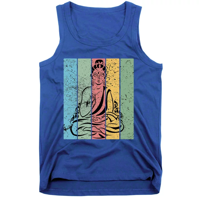 Vintage Retro Buddha Design Gift Tank Top