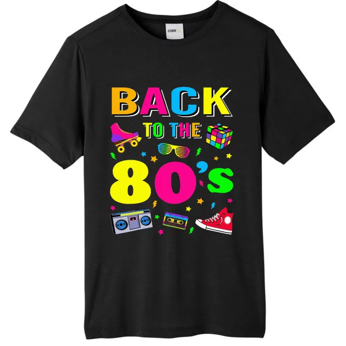 Vintage Retro Back To 80's Graphic Design ChromaSoft Performance T-Shirt