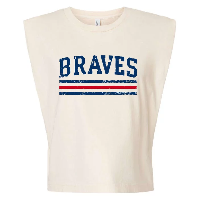 Vintage Retro Brave Name Classic 70s 80s Garment-Dyed Women's Muscle Tee