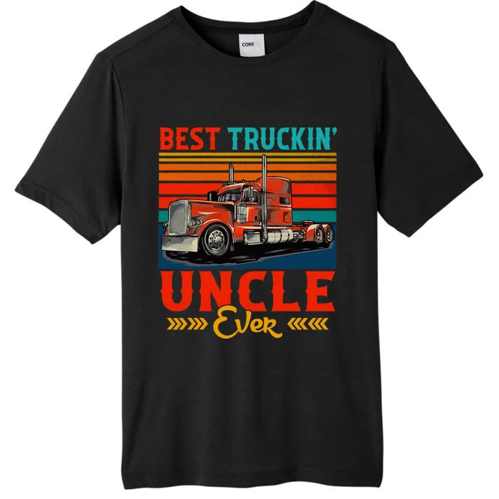 Vintage Retro Best Truckin Uncle Ever Funny Truck Driver ChromaSoft Performance T-Shirt