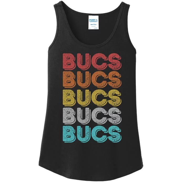 Vintage Retro Bucs Ladies Essential Tank