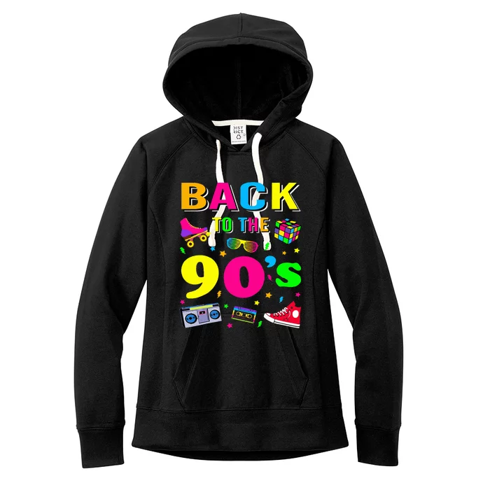 Vintage Retro Back To 90S Women's Fleece Hoodie