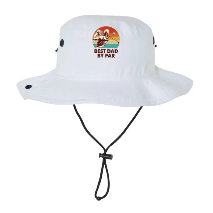 Vintage Retro Best Dad By Par Golfing Fan Legacy Cool Fit Booney Bucket Hat