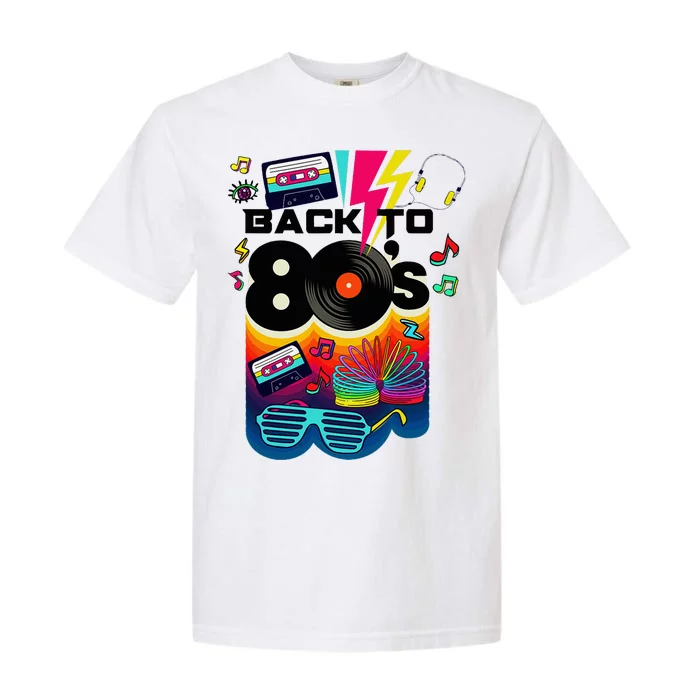 Vintage Retro Back To 80S I Love 80S Graphic Design Garment-Dyed Heavyweight T-Shirt