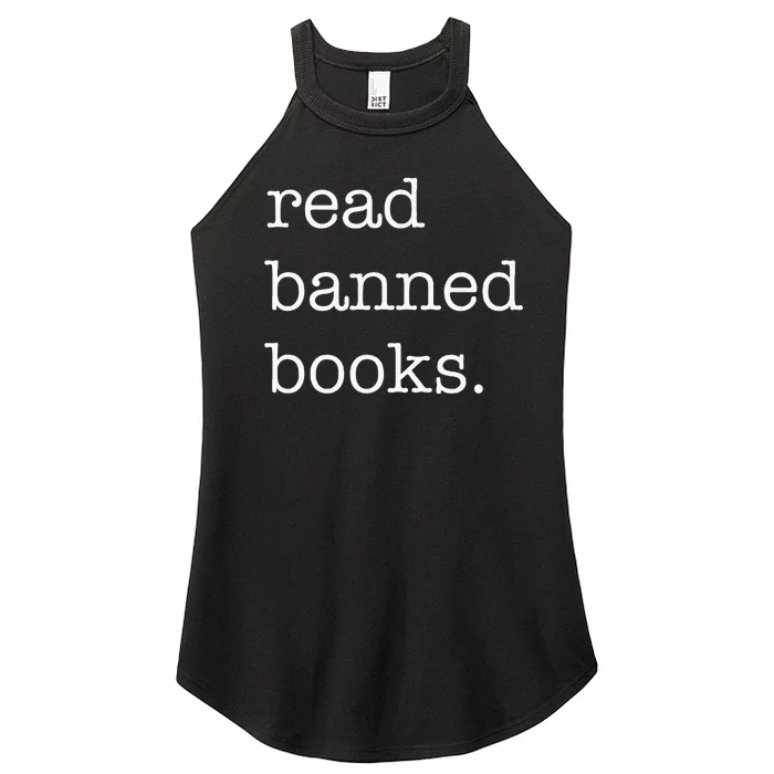 Vintage Read Banned Books Women’s Perfect Tri Rocker Tank