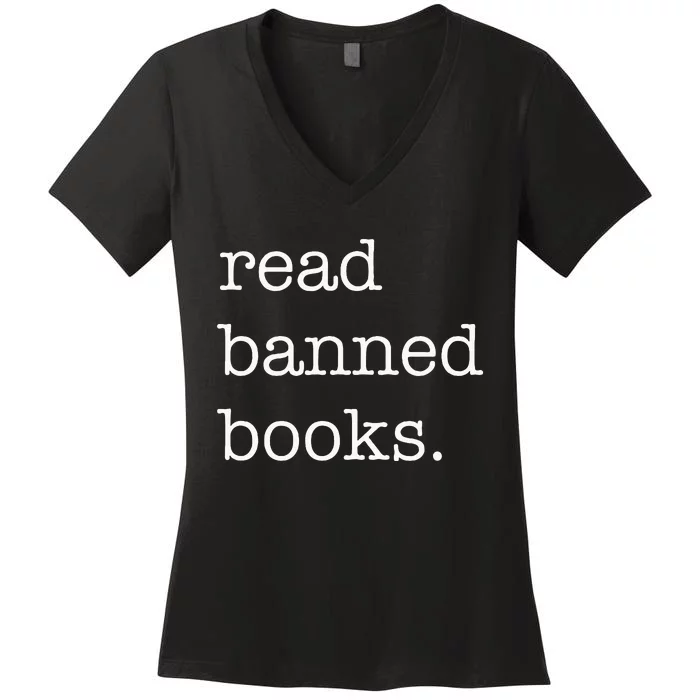 Vintage Read Banned Books Women's V-Neck T-Shirt