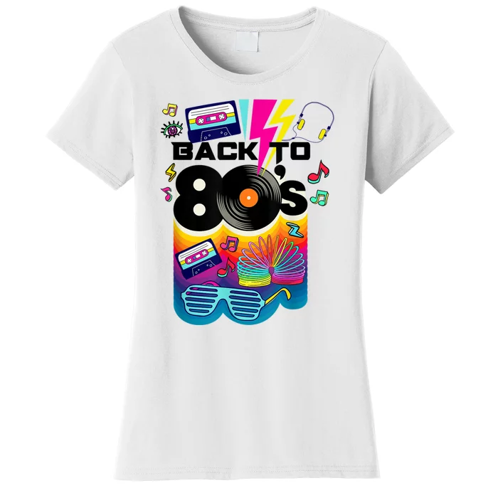 faglært risiko Diverse Vintage Retro Back To 80's Tees I Love 80's Graphic Design Women's T-Shirt  | TeeShirtPalace