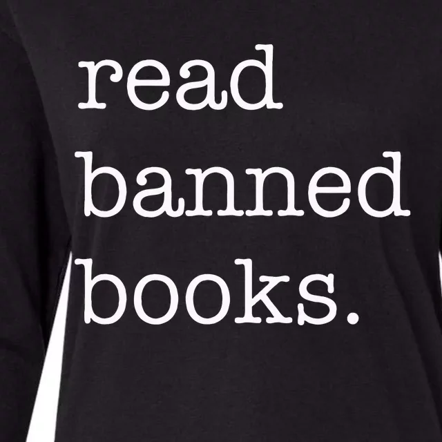 Vintage Read Banned Books Womens Cotton Relaxed Long Sleeve T-Shirt