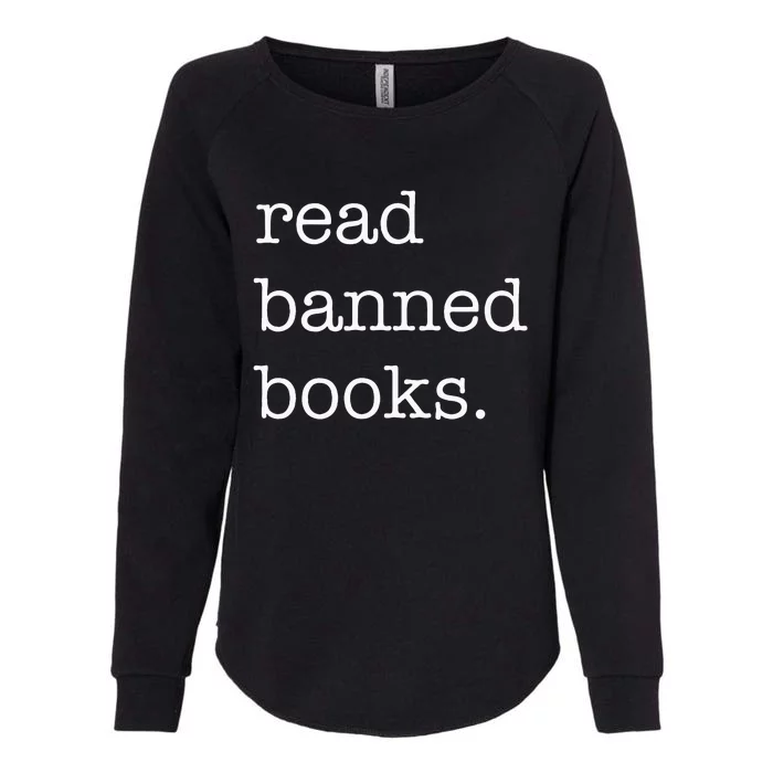 Vintage Read Banned Books Womens California Wash Sweatshirt