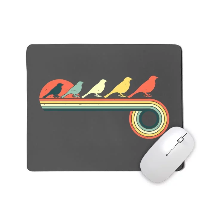 Vintage Retro Bird Mousepad