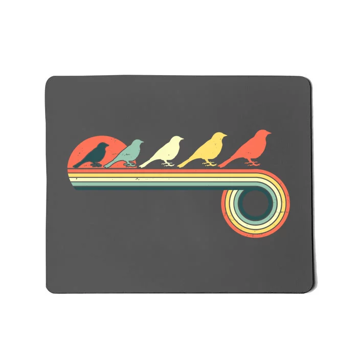 Vintage Retro Bird Mousepad