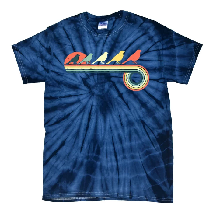 Vintage Retro Bird Tie-Dye T-Shirt