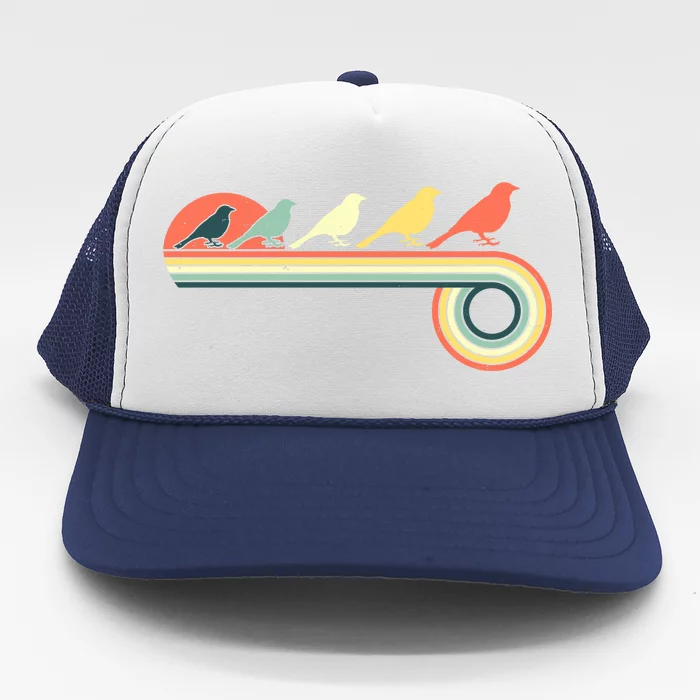 Vintage Retro Bird Trucker Hat