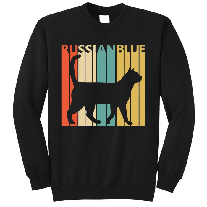 Vintage Russian Blue - Cat Owner Gift Sweatshirt