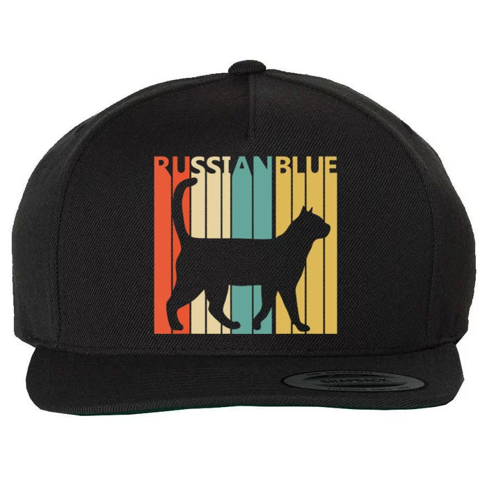 Vintage Russian Blue - Cat Owner Gift Wool Snapback Cap