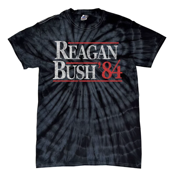 Vintage Reagan Bush 1984 Tie-Dye T-Shirt