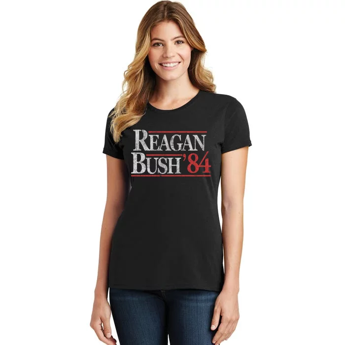 Vintage Reagan Bush 1984 Women's T-Shirt