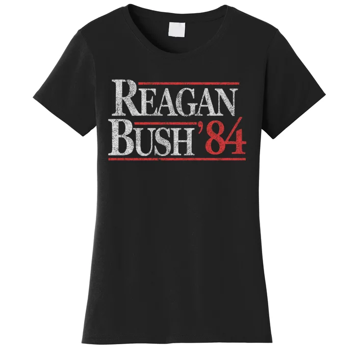 Vintage Reagan Bush 1984 Women's T-Shirt