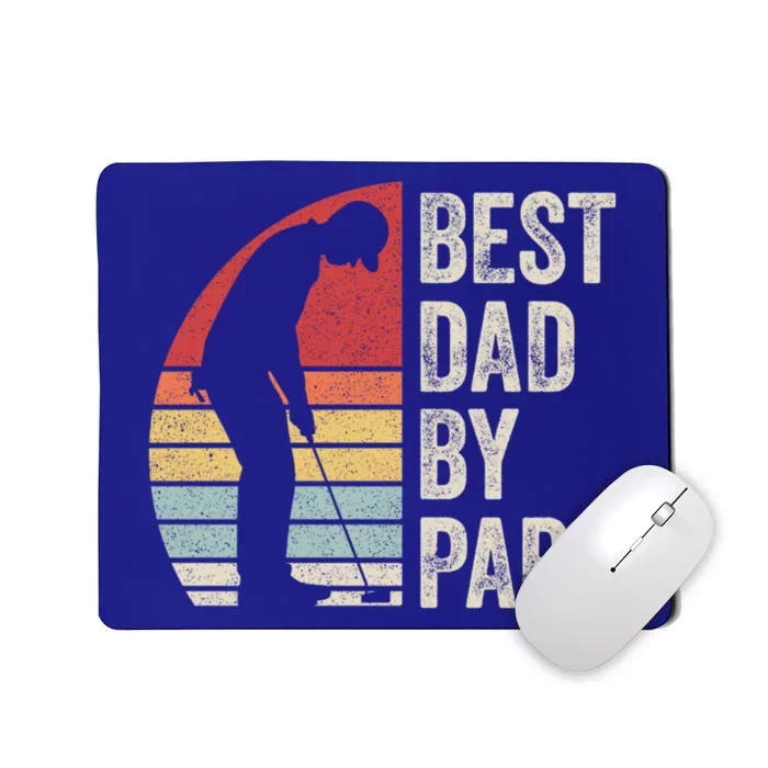 Vintage Retro Best Dad By Par Daddy FatherS Day Funny Gift Mousepad