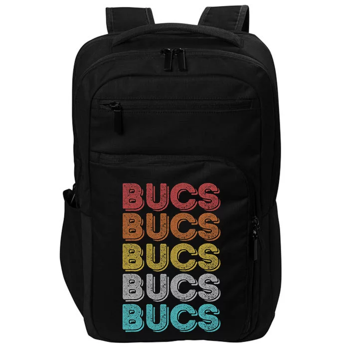 Vintage Retro Bucs Impact Tech Backpack