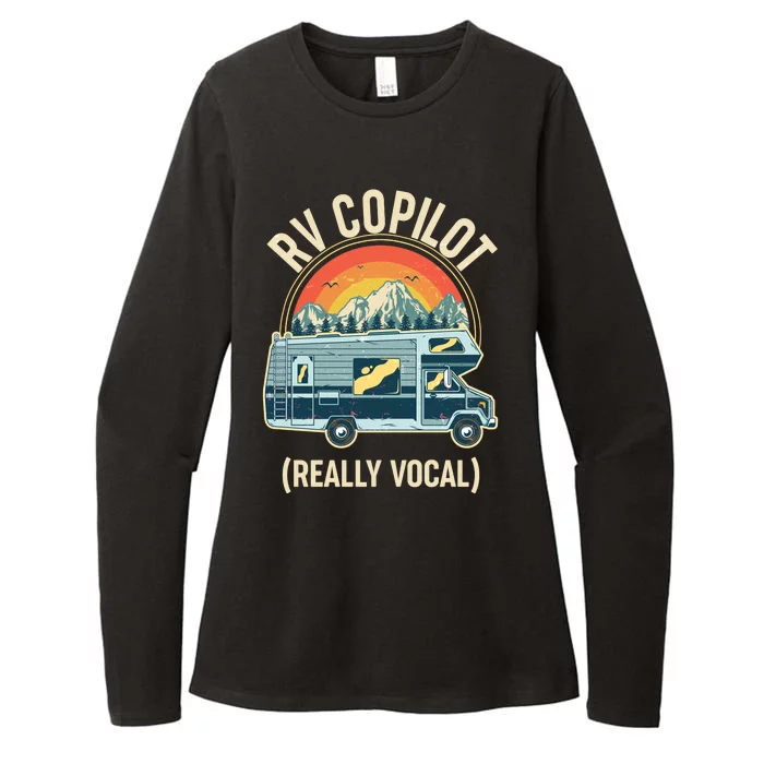 Vintage RV Copilot Really Vocal Womens CVC Long Sleeve Shirt