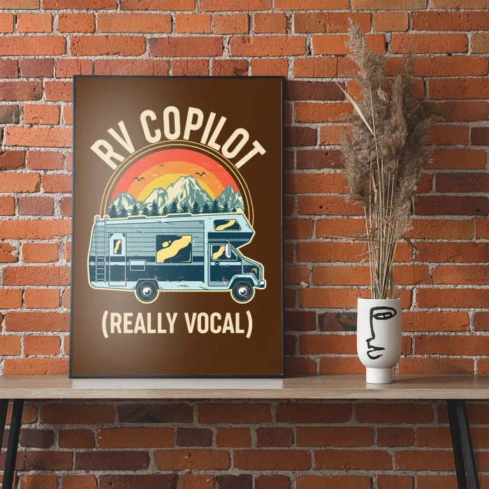 Vintage RV Copilot Really Vocal Poster