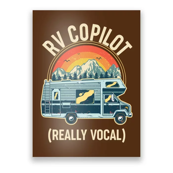 Vintage RV Copilot Really Vocal Poster