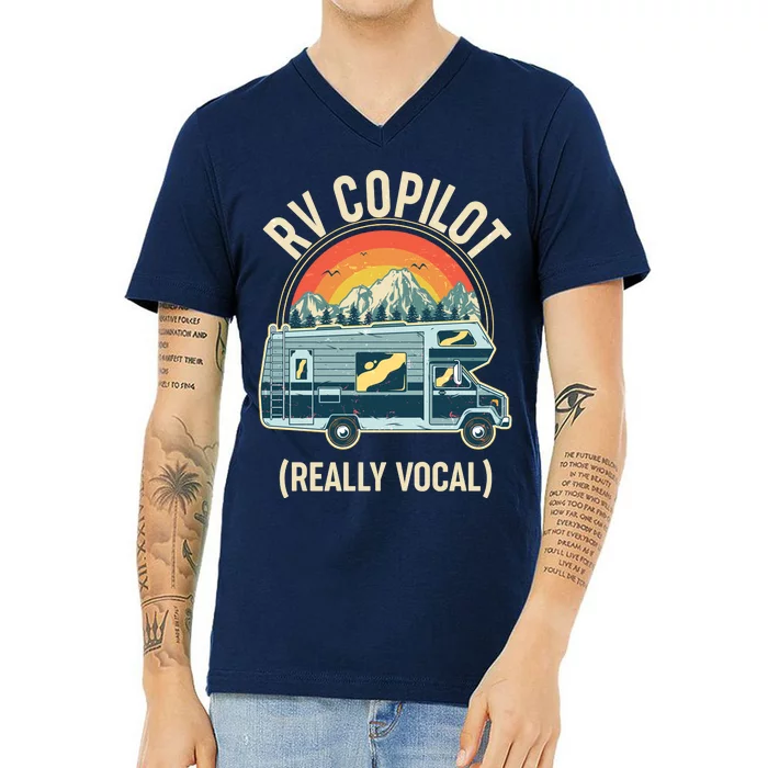 Vintage RV Copilot Really Vocal V-Neck T-Shirt