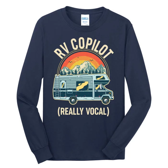 Vintage RV Copilot Really Vocal Tall Long Sleeve T-Shirt