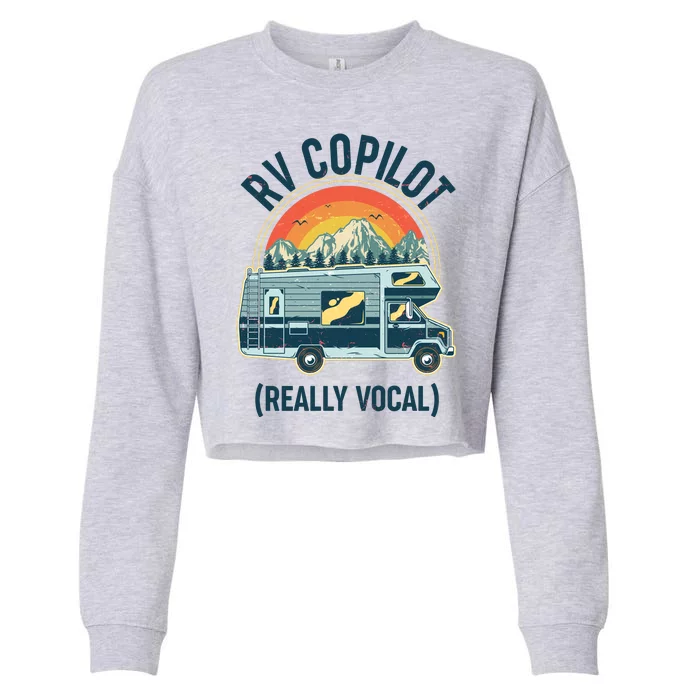 Vintage RV Copilot Really Vocal Cropped Pullover Crew