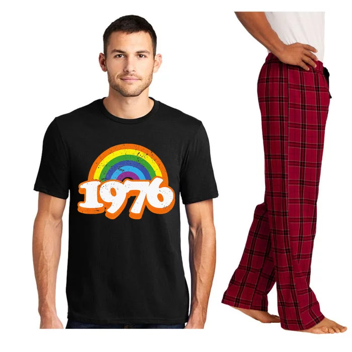 Vintage Rainbow College High School Class Of 76 1976 Reunion Pajama Set