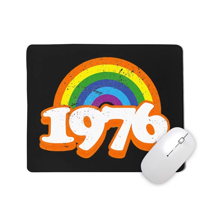 Vintage Rainbow College High School Class Of 76 1976 Reunion Mousepad