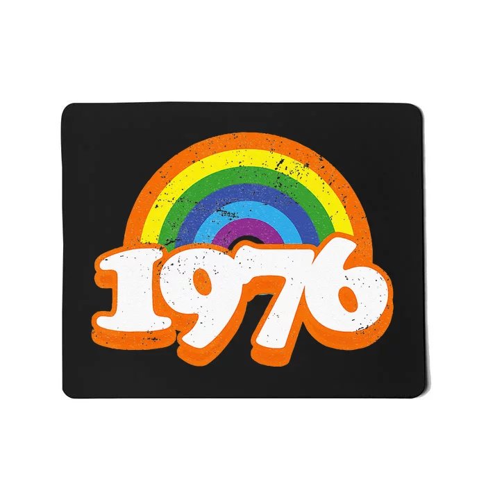 Vintage Rainbow College High School Class Of 76 1976 Reunion Mousepad