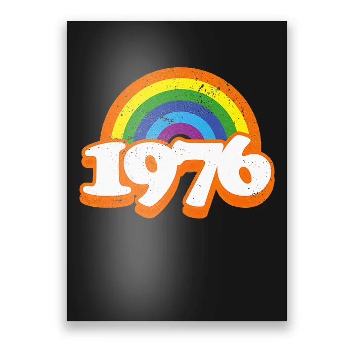 Vintage Rainbow College High School Class Of 76 1976 Reunion Poster