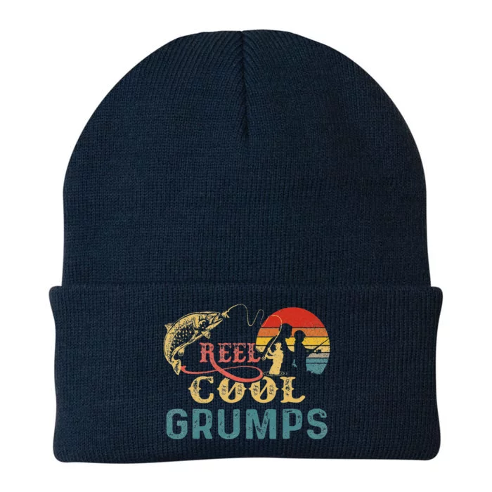 Vintage Reel Cool Grumps For Fishing Nature Lovers Knit Cap Winter Beanie